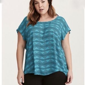 Torrid Teal Top NWT